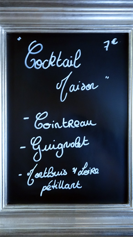 Composition du cocktail maison ... sans les cl