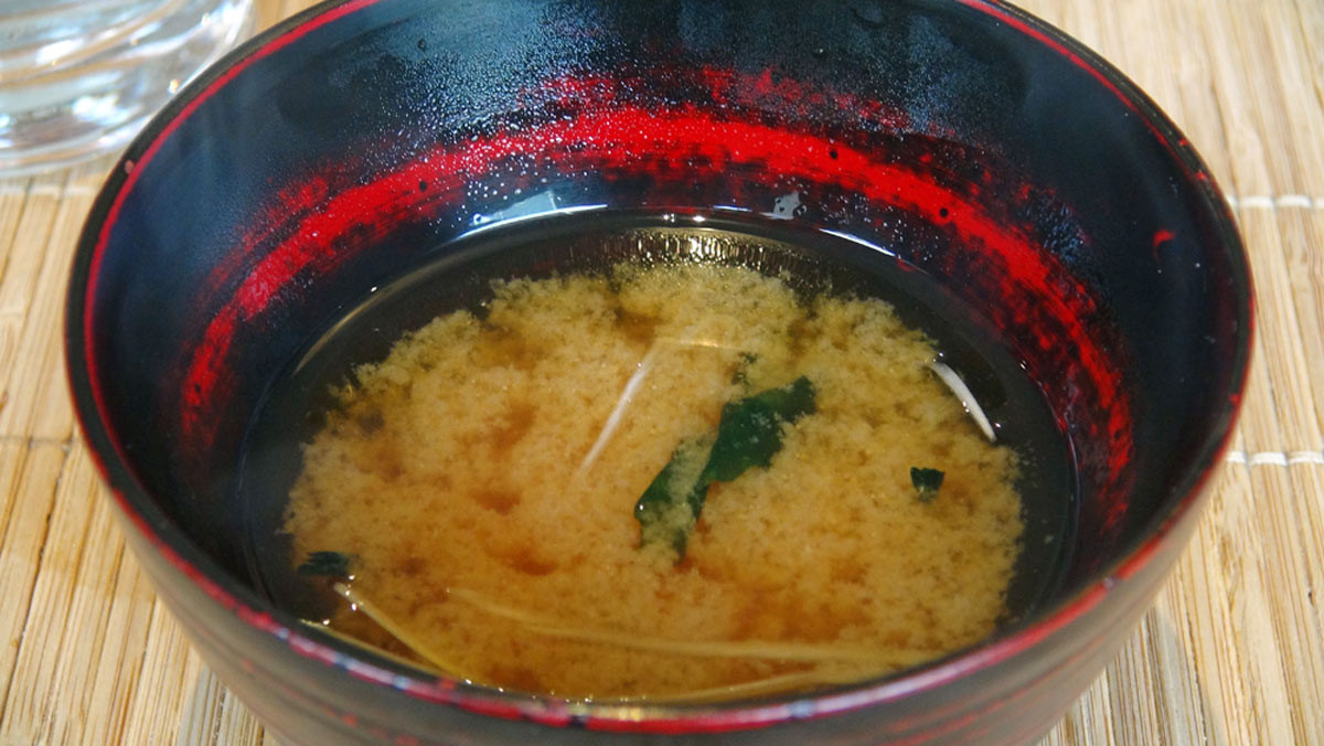 Soupe miso, avec un vrai dashi maison