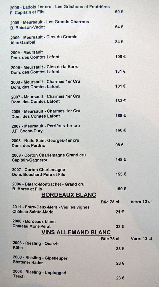 Vins blancs de Bourgogne
