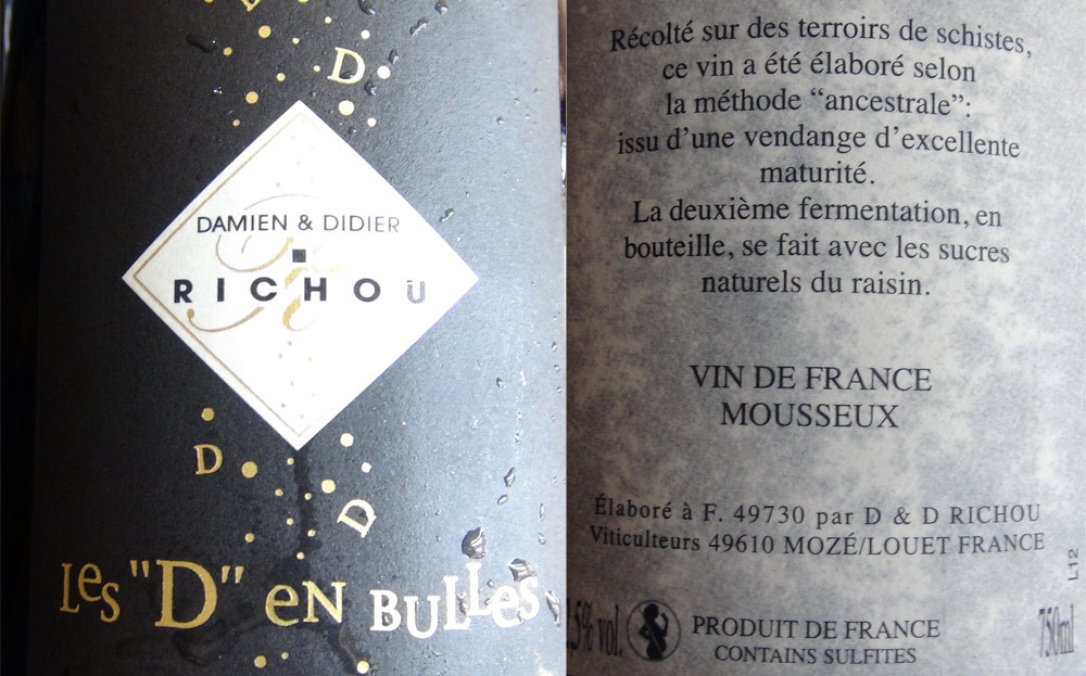 Pour l'apéritif, des bulles de chez Richou