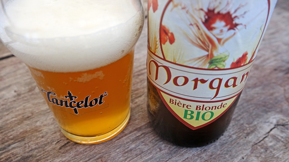 Bière blonde bio "La Morgane" de chez Lancelot