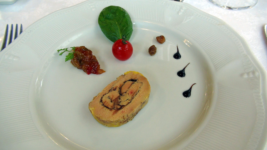 Foie gras de canard au cacao