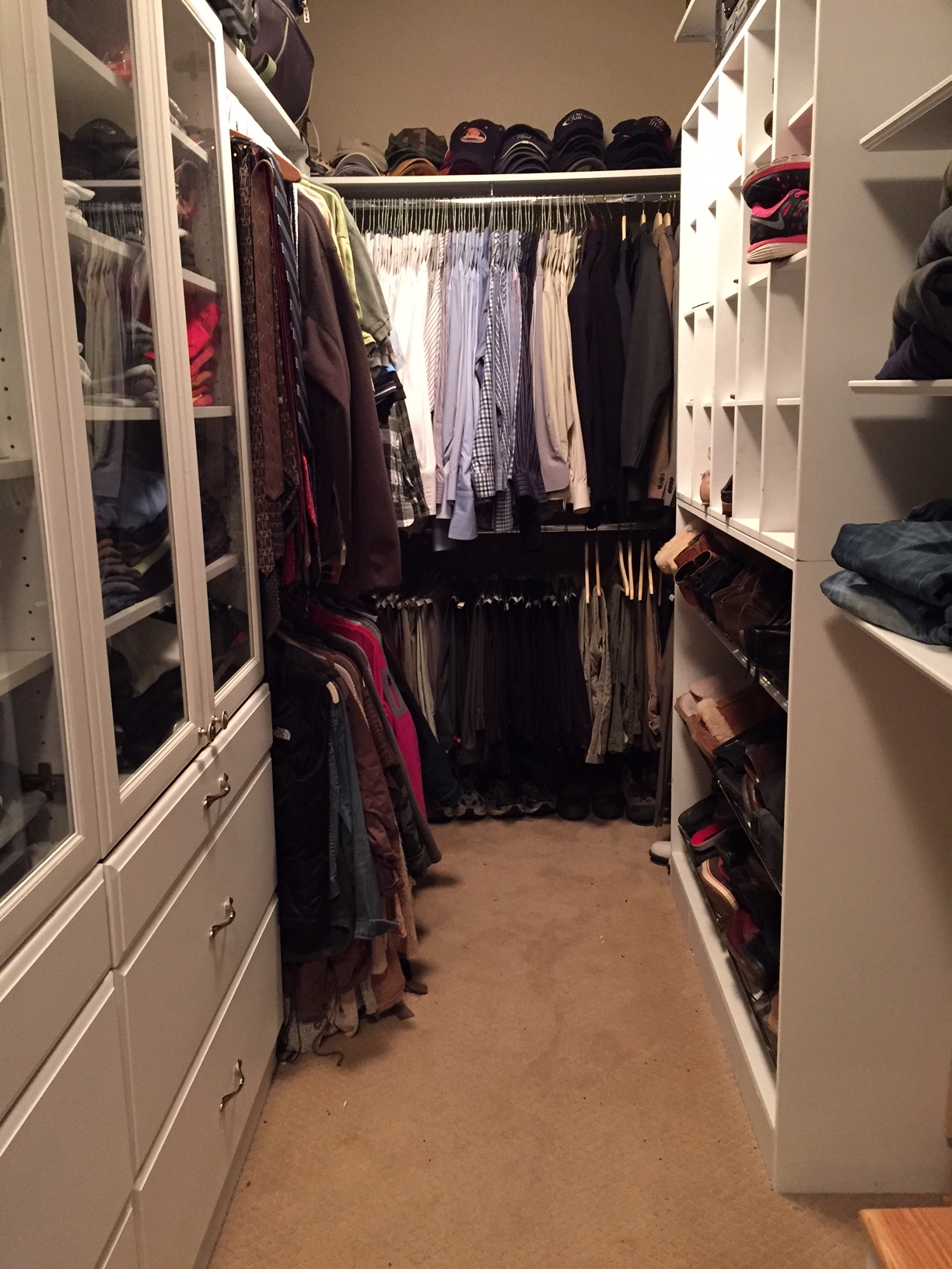 Same closet put back together. 