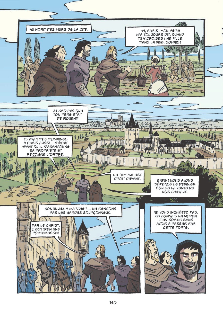 TEMPLIERS, LA CHUTE. Tome 1 © AKILEOS