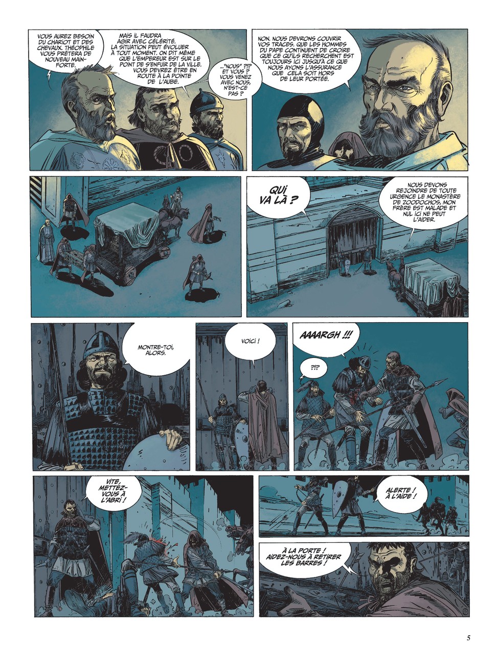 LE DERNIER TEMPLIER – L'ŒUVRE DU DÉMON. Tome 5. © DARGAUD