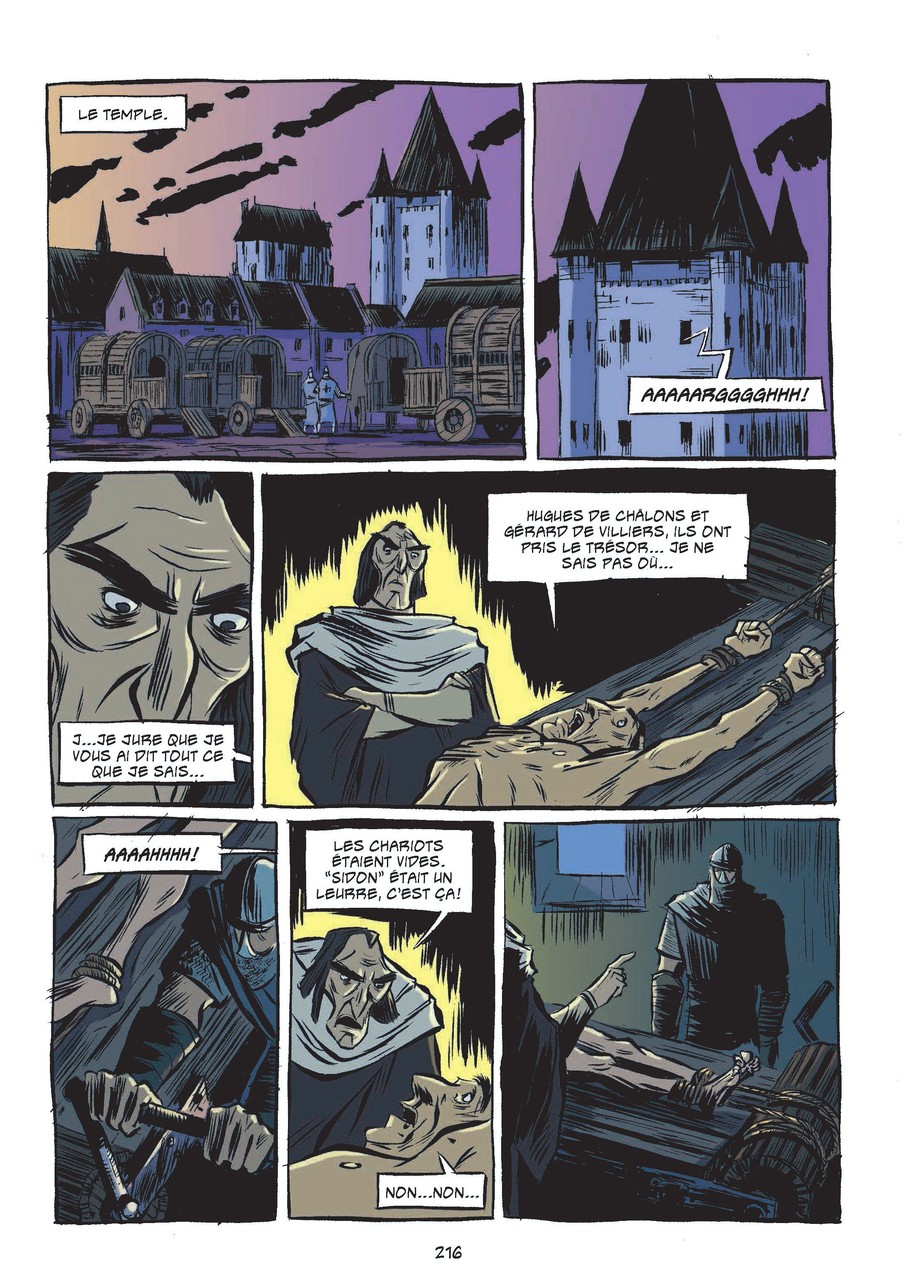 TEMPLIERS, LA CHUTE. Tome 1 © AKILEOS