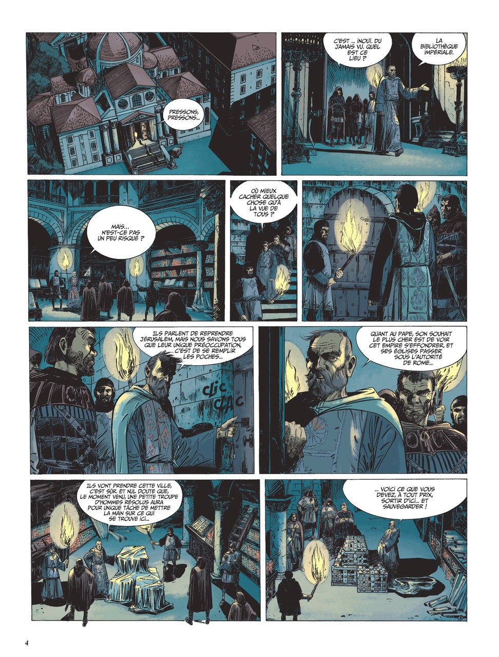 LE DERNIER TEMPLIER – L'ŒUVRE DU DÉMON. Tome 5. © DARGAUD