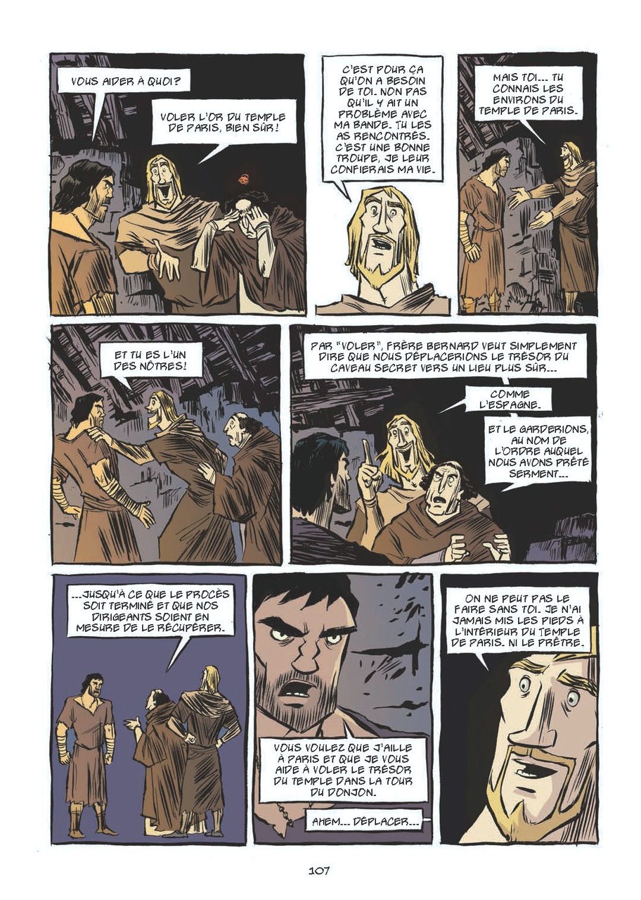 TEMPLIERS, LA CHUTE. Tome 1 © AKILEOS