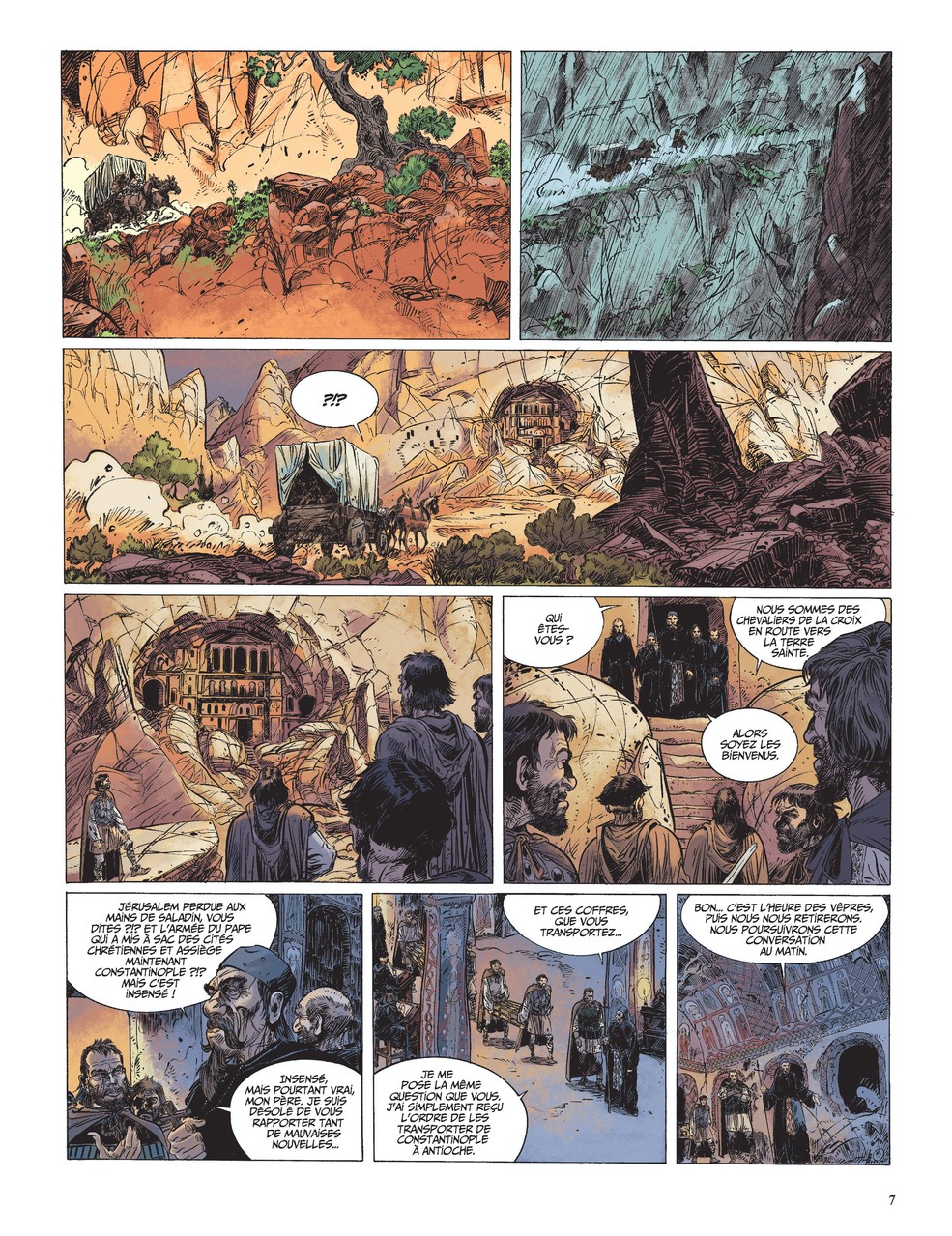 LE DERNIER TEMPLIER – L'ŒUVRE DU DÉMON. Tome 5. © DARGAUD