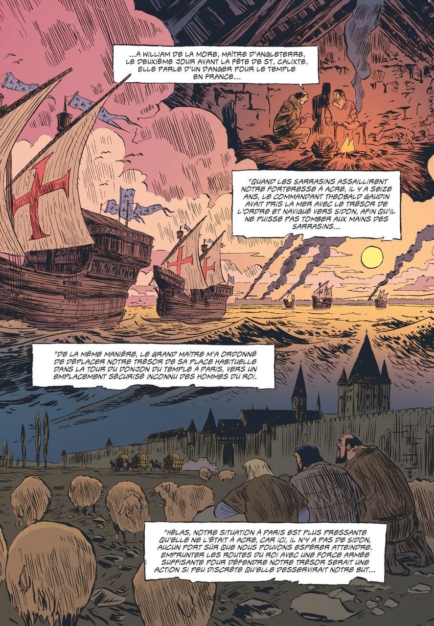 TEMPLIERS, LA CHUTE. Tome 1 © AKILEOS