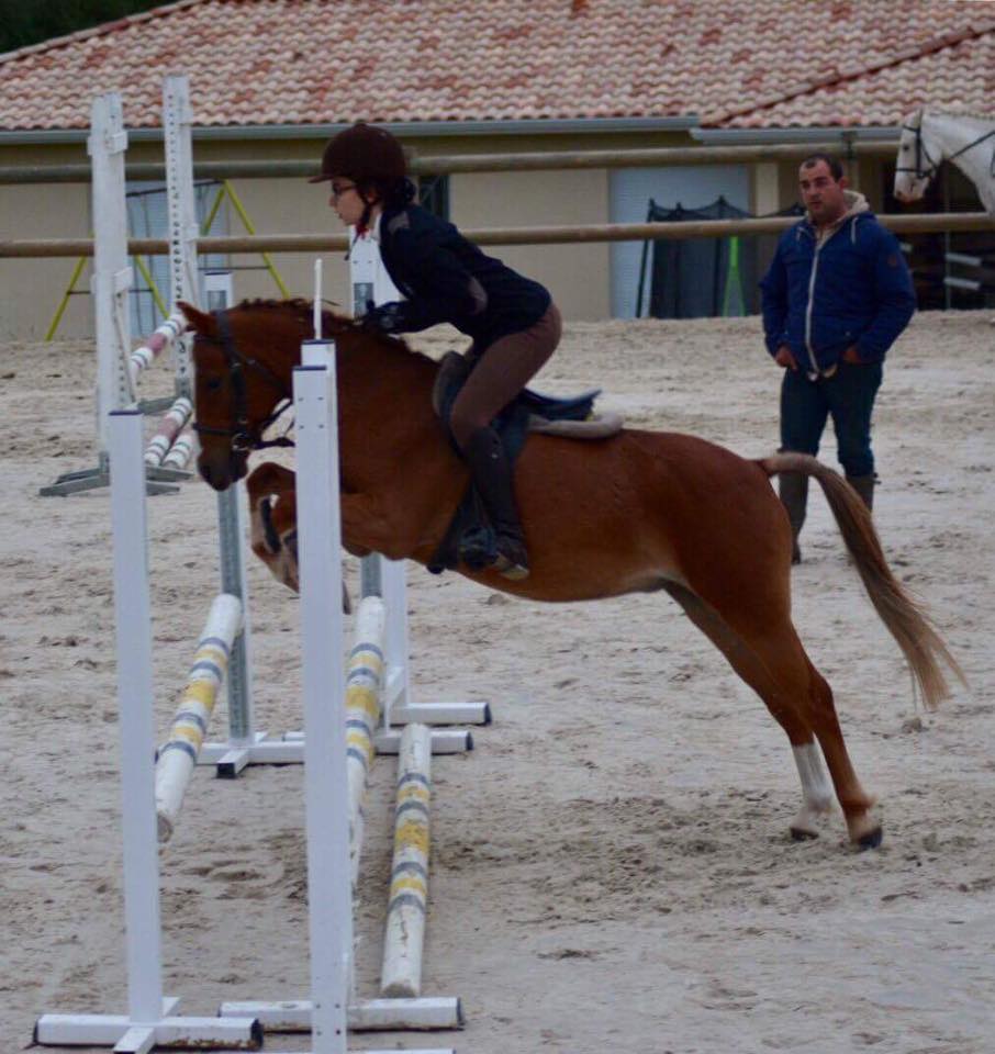 Bowman et Bénédicte arrivent premiers (poney  3)