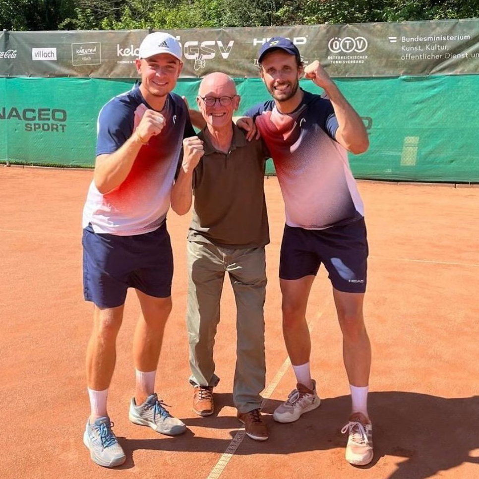 Ganz stolz auf die beiden Europameister im Herrendoppel 🙌🥇🥇👍