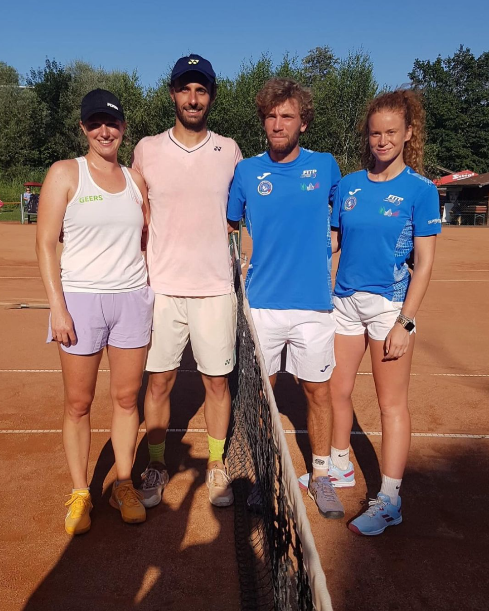 Bronzemedaille 🥉🥉für Heike und Urs gegen das italienische Mixed Carretta/Carrara mit 6-0 und 6-3. Glückwunsch 🙌👏