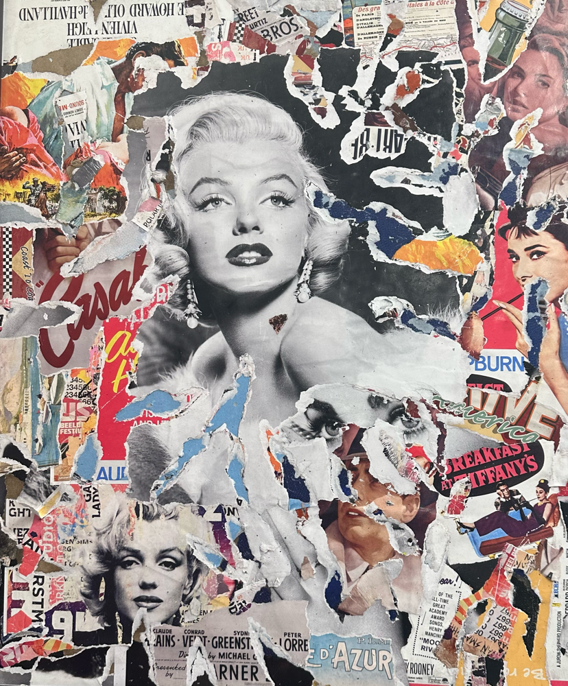 Bild 10 50x60 gerahmt Decollage