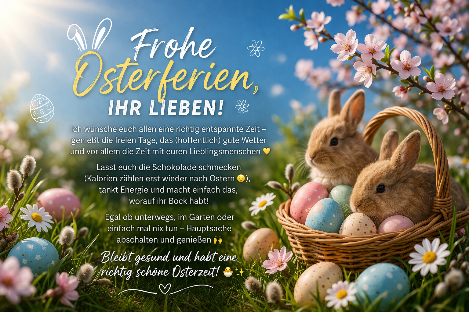 Schöne Osterferien