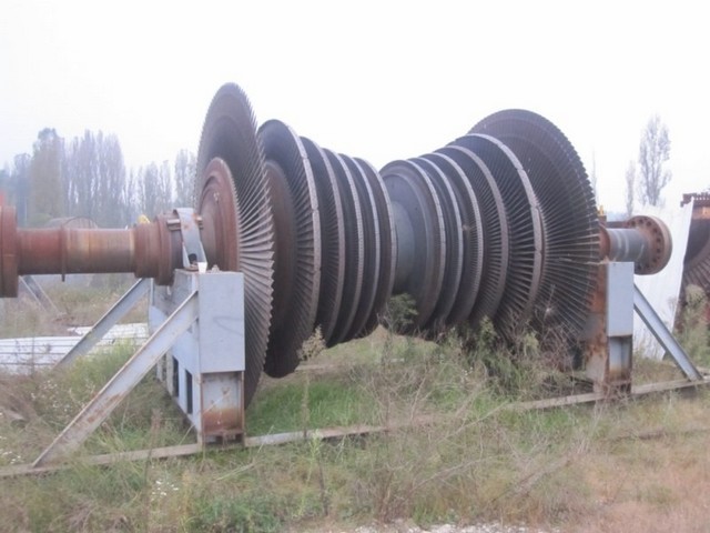 Rotore turbina centrale termoelettrica 160 MW
