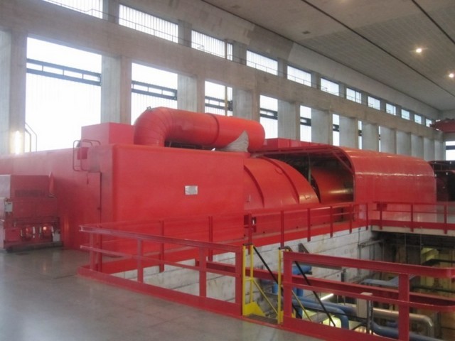 Turbina a vapore, centrali termoelettriche (Ponti sul Mincio)