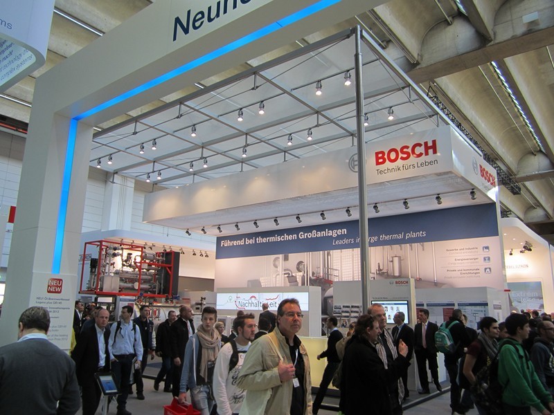 Stand alla ISH-2013 della Bosch Industrialkessel