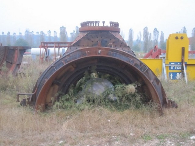 Statore turbina. Archeologia industriale.
