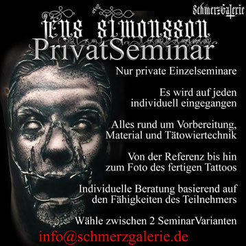 seminar schmerzgalerie bad oeynhausen jens simonsson darkart horrortattoos tattoo 