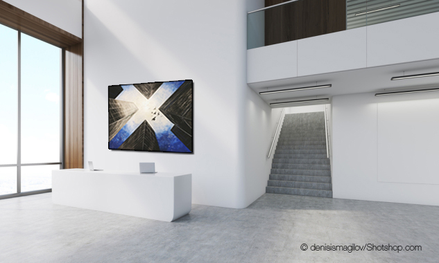 looking up 3 - 120 x 100 cm