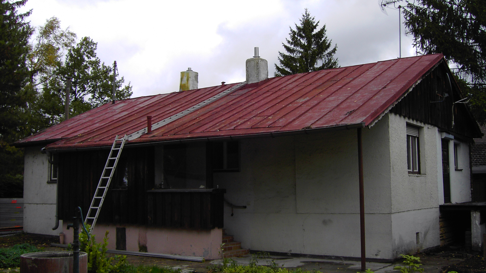 Bungalow vor der Sanierung