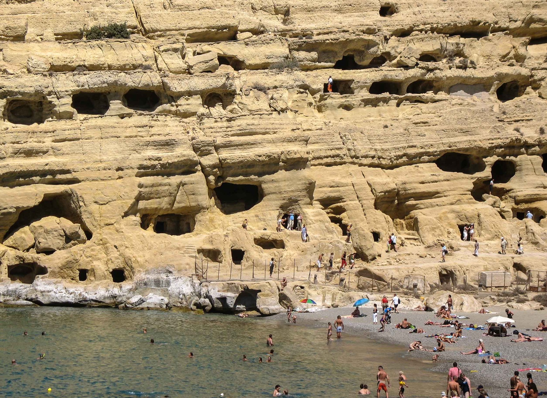 Crète - Plage de Matala