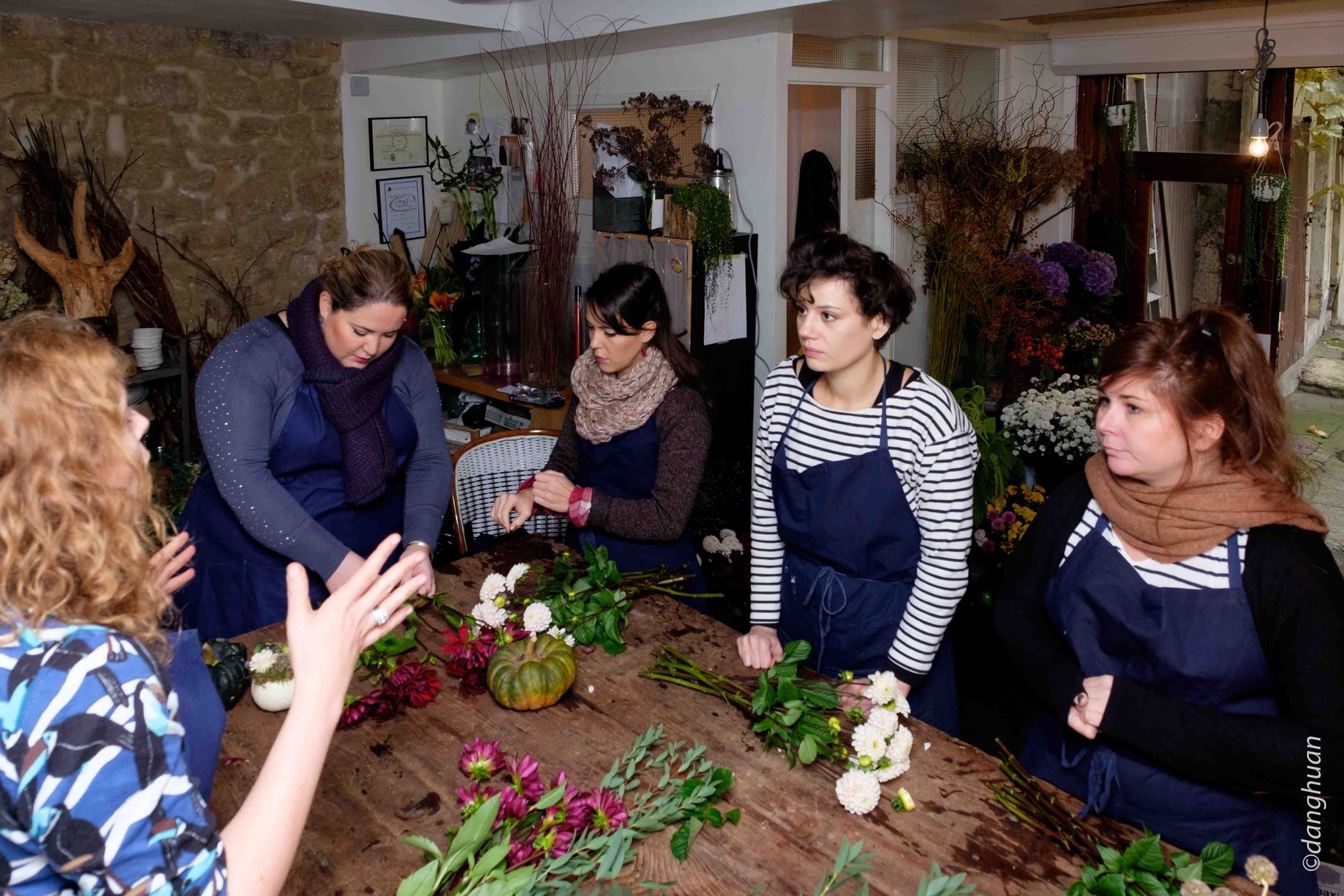 Leçon d'assemblage de Fleurs de Saison