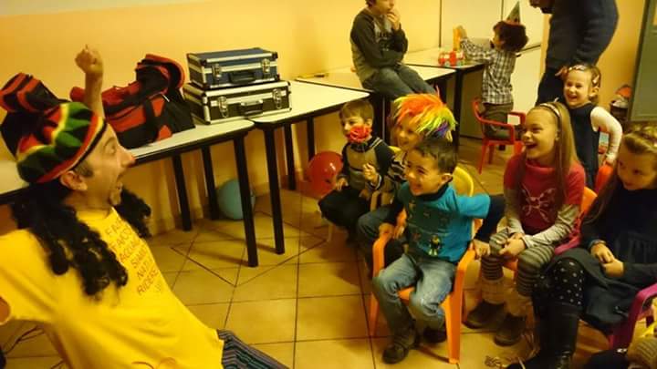 animazione fabiccio pagliaccio show