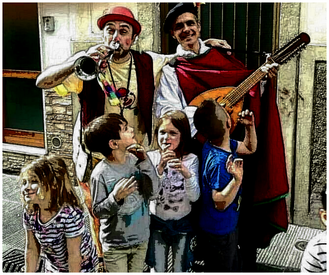 animazione fabiccio pagliaccio lucca toscana