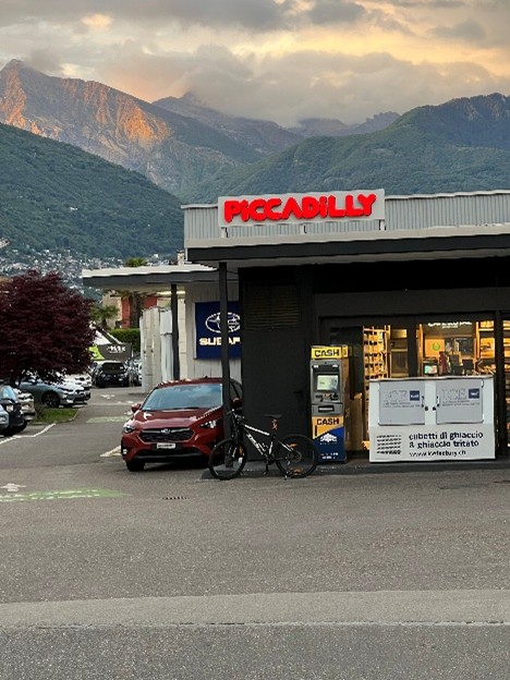 Piccadilly is in Ticino, Switzerland with Walt & Cheri