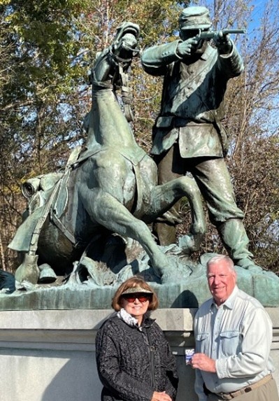 PSC Business Card, Juan A & Scott S at the Union Memorial at Vicksburg Civil War National Park 