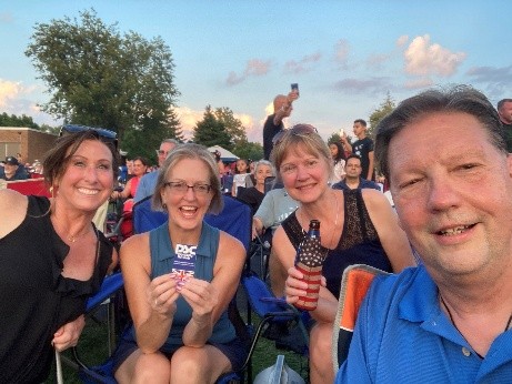 PSC Business Card enjoyed a night of ‘Foreigner’ music in Elk Grove Village with Kim M, Dawn R, Lynn C, and Ted R