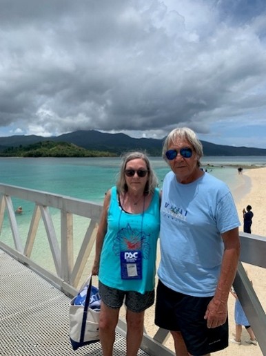 PSC Neck Wallet visited Anel Howat, Anaton, Vanuatu, South Pacific with Sherri T & Dave F 