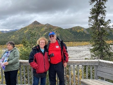 PSC Ball Cap, Carol and Paul K  are in Denali National Park, Alaska 