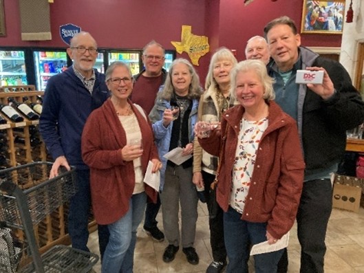 PSC Charge Block went Wine Tasting at Malloy’s in Lisle with Dar & Ken, Cheryl & Barry, Nancy & Brad, Paula & Ted