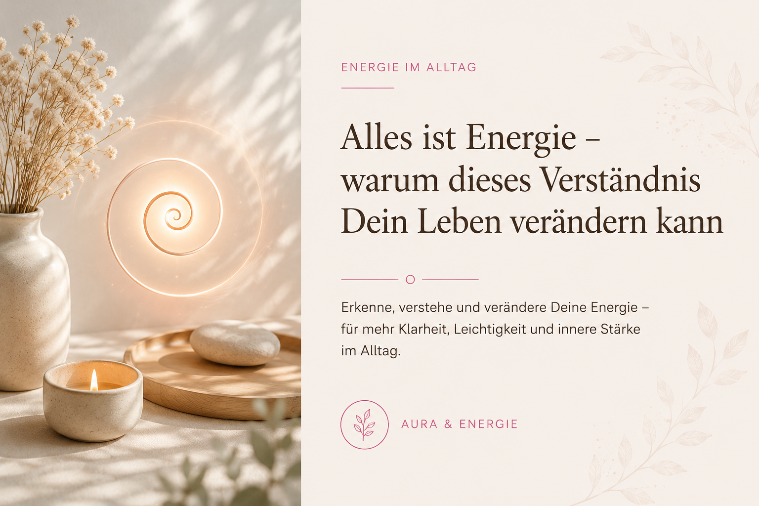 Alles ist Energie – warum dieses Verständnis Dein Leben verändern kann