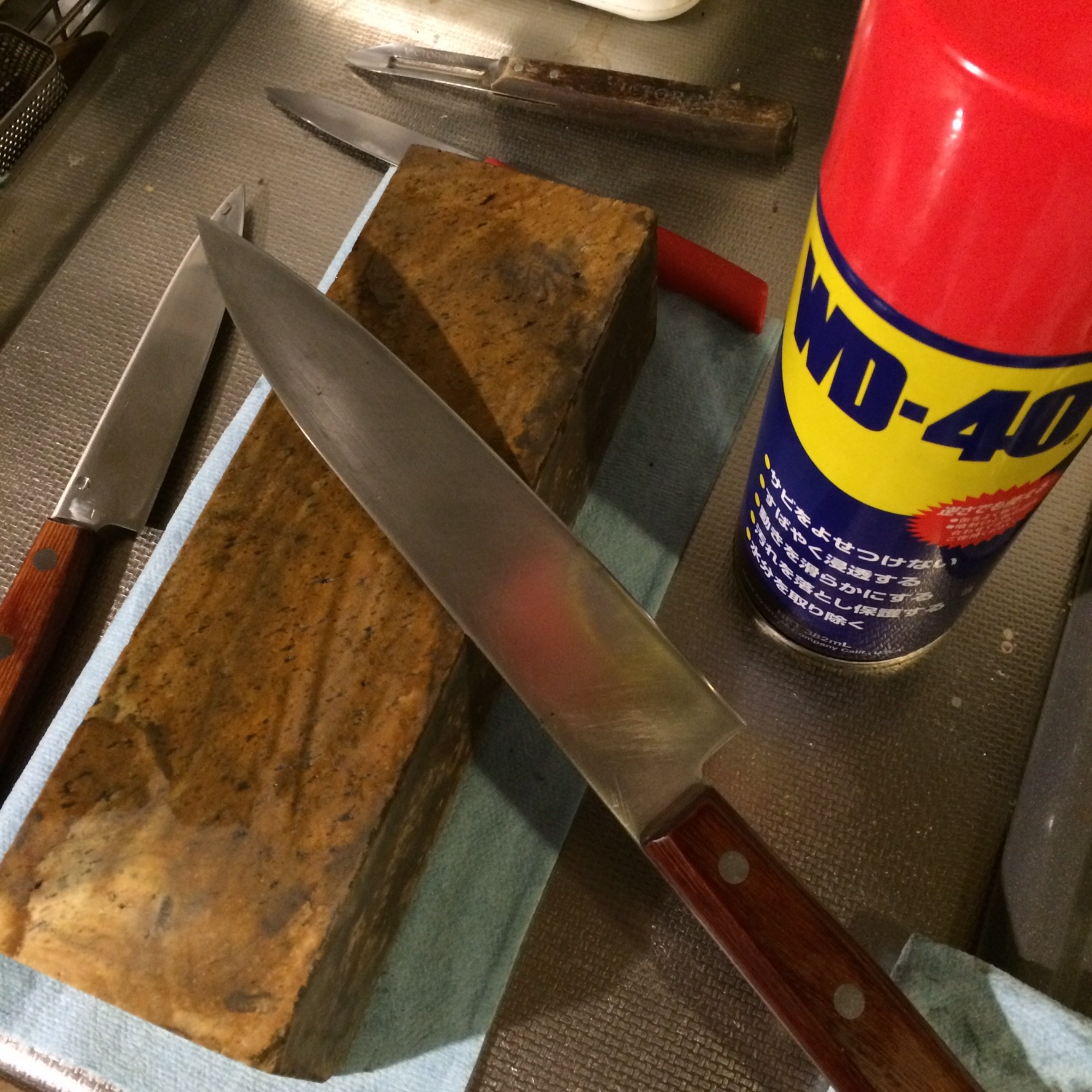 Wd 40で包丁研ぎ Alamode General Store アラモード ジェネラルストア Wd 40で包丁研ぎ Alamode General Store アラモード ジェネラルストア