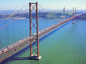 The Bridge "25th  April" over the Tejo"