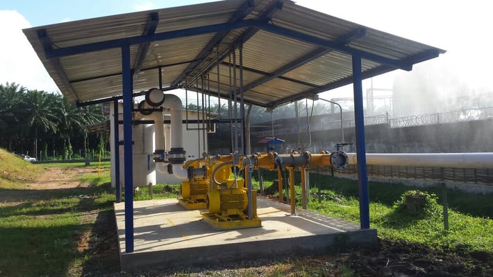 ATEX blower for biogas lagoon digester