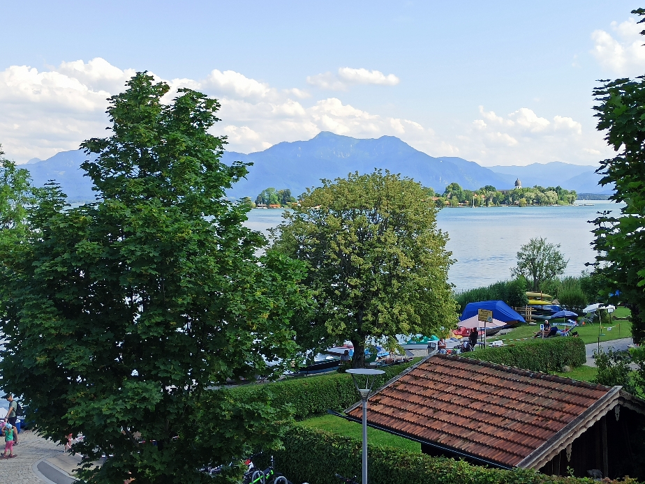 Blick auf die Frauen Insel