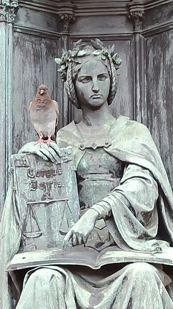 Wenn Justitia einen Vogel hat