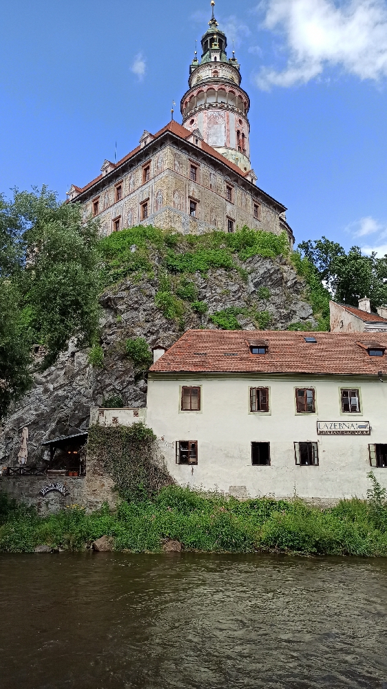 Hier saßen wir