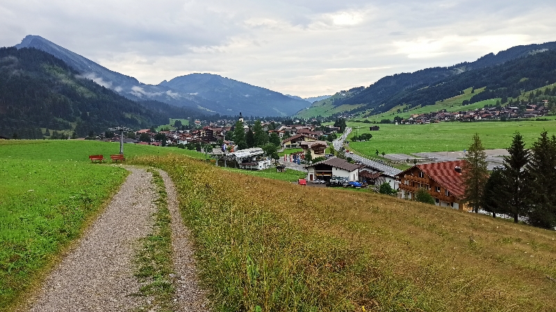 Blick auf Tannheim