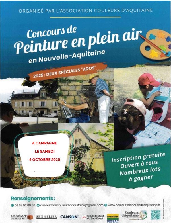 Concours peinture couleurs d'Aquitaine 