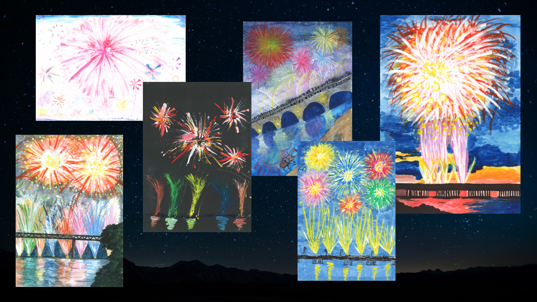 花火の絵コンテスト 新潟市 みんなの花火 エボリューション 打ち上げ実行委員会