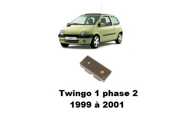 coque clé Renault Clio 2 phase 2 Clio Campus Twingo 1 phase 3 , boitie