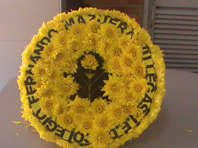 NUESTRO ESCUDO EN FLORES