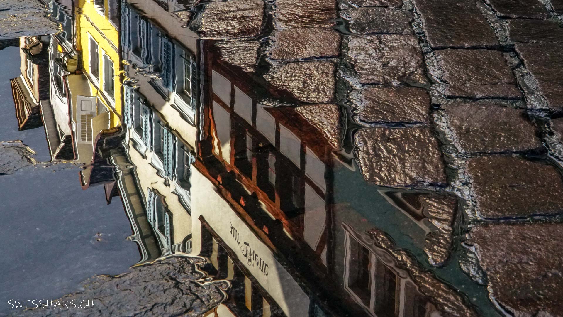 Spiegelung in der Marktgasse, Altstätten