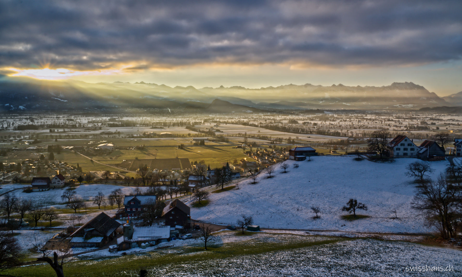 Blick über Marbach